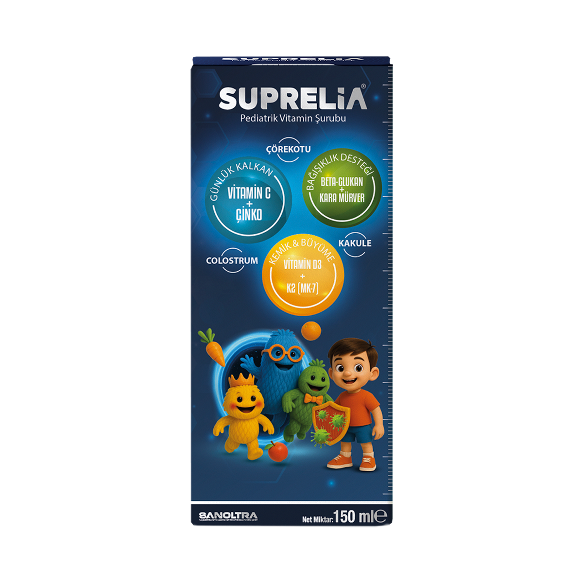 SUPRELIA Aile Paketi · Pediatrik Şurup + Mg Combo